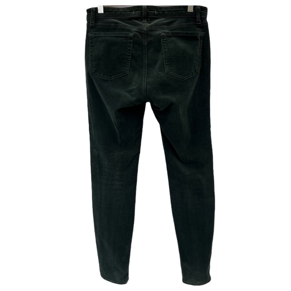 J Brand Skinny Leg Mid-Rise Micro-Cords in Conifer (dark green), W29 L29 - Picture 6 of 15